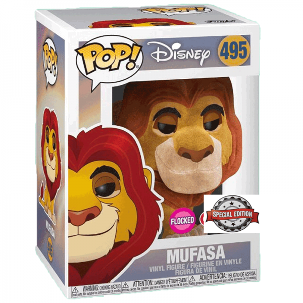 FUNKO POP! - Disney - The Lion King Mufasa #495 mit Tee Größe M